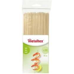 6x Metaltex, Grillbesteck, Schaschlikspiess