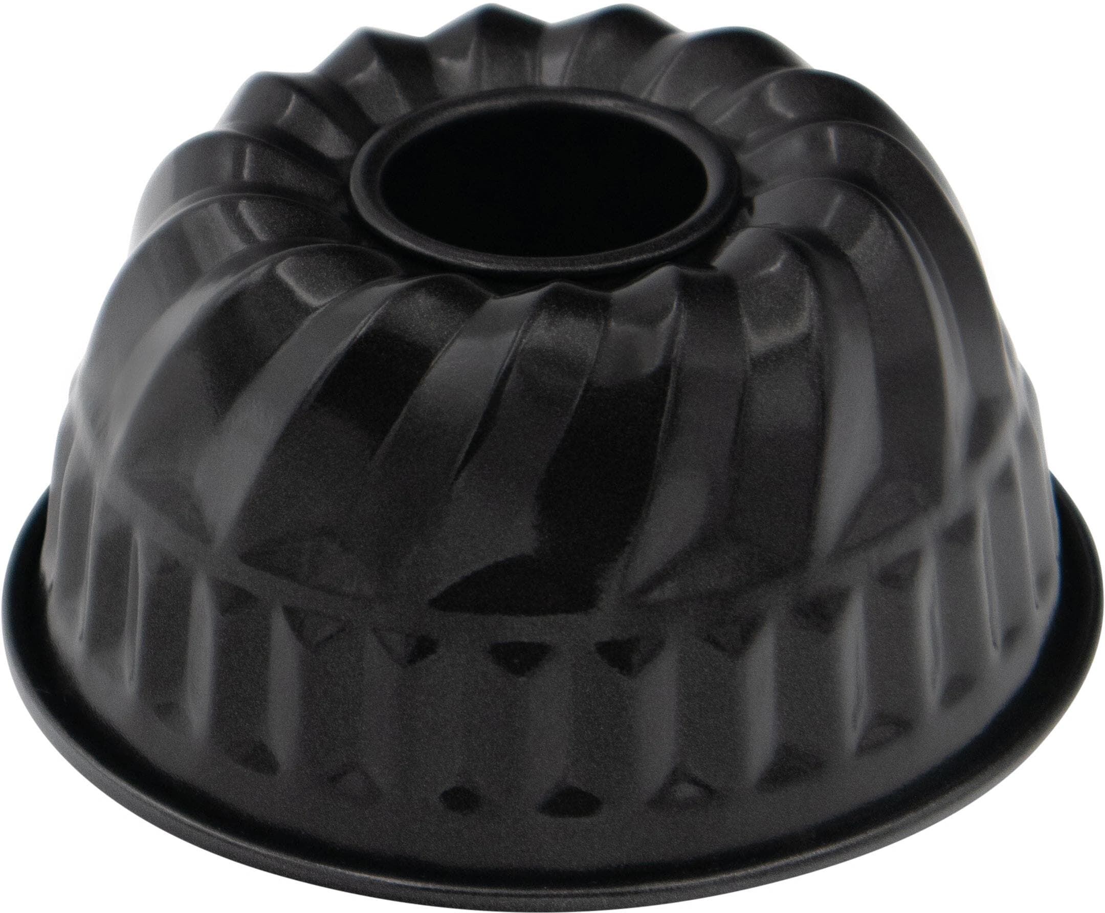 Gugelhupfform "Stronghold", schwarz, Ø:17cm, Stahlblech, Küchenformen, Gugelhupfform schwarz Ø 17cm