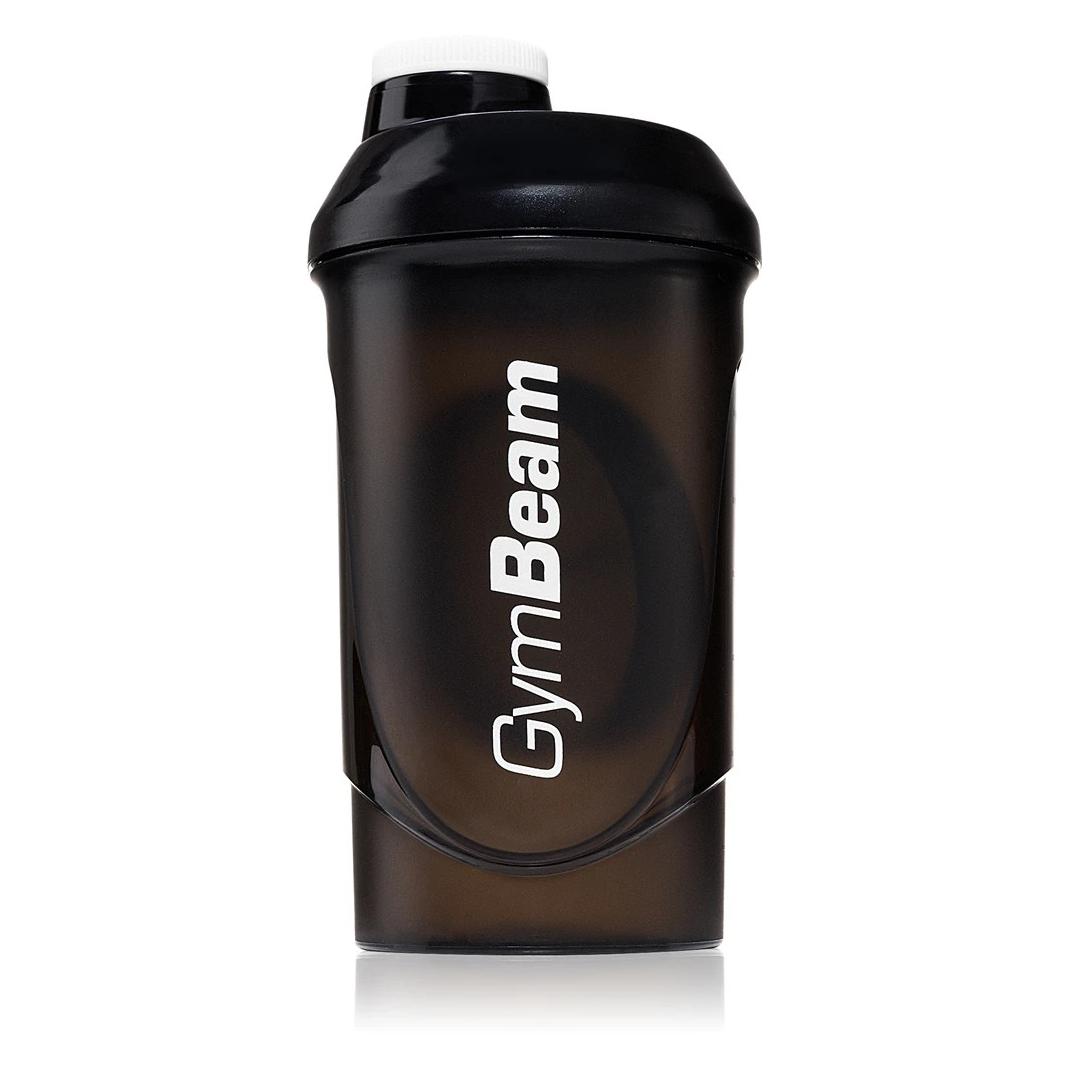 GymBeam Protein Shaker mit Mischsieb ml/oz Skala auslaufsicher bruchsicher spülmaschinengeeignet (0.70 l) (46057-1-black)