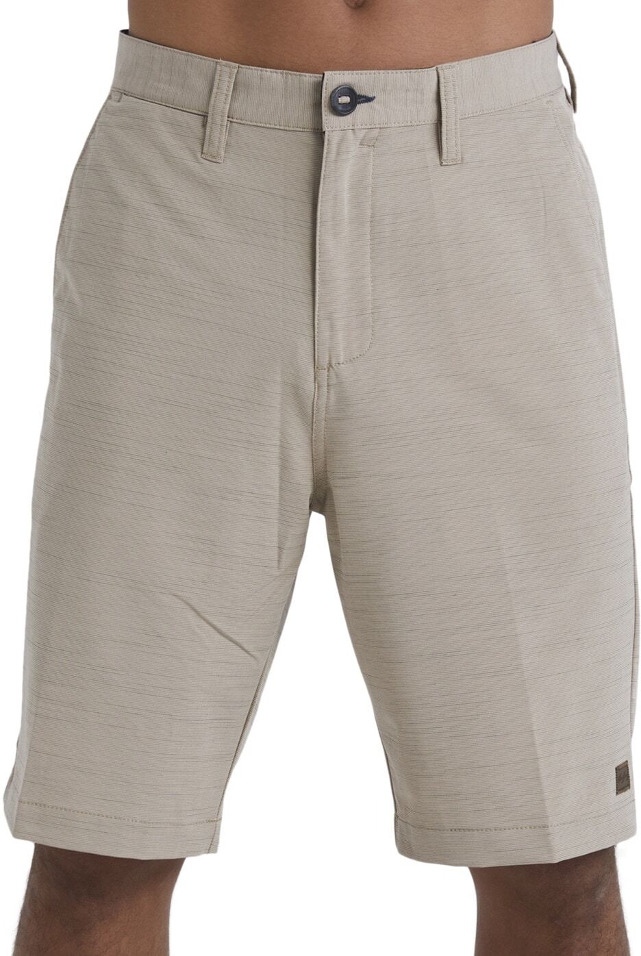 2-in-1-Shorts BILLABONG "Crossfire", Herren, Gr. 32M, Normalgrössen, grün (khaki), Obermaterial:64% Polyester, 22% Baumwolle, 8% Elasthan, 6% Polyamid., Hosen 2-in-1-Shorts khaki 32M, Normalgrössen