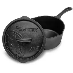 Petromax gusseiserne Kasserolle mit Deckel kr2