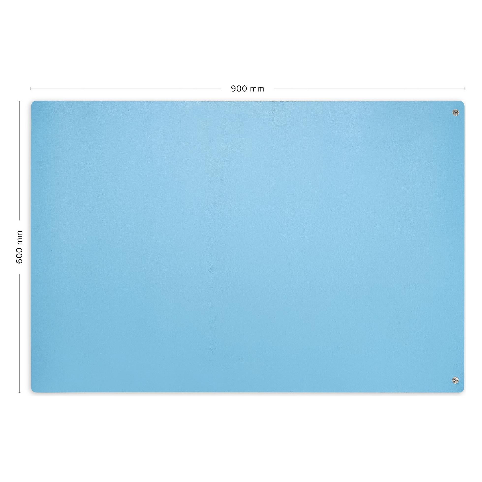 Safeguard ESD-Tischmatten Set M Pro, blau, 900 x 600 m, 5-teilig, 2x 10 mm Druckknopf (Statikschutz) (SG-TMS-BL-GL-M PRO 2DK-600X900X2)