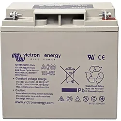 Victron AGM 12V 22Ah Deep Cycle Akku Batterie - 0% MwSt. (gemäß§12 Abs.3 UstG**)