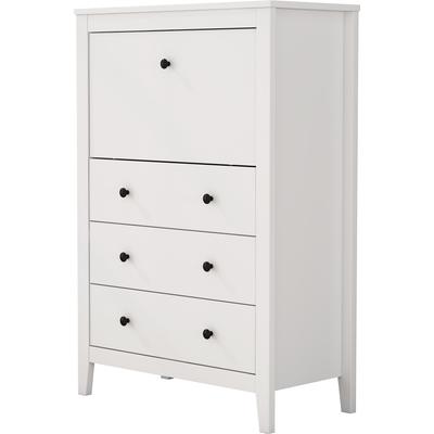 Sekretär OTTO HOME, weiß, B:80cm H:119,6cm T:39,5cm, Sekretäre, Sekretär