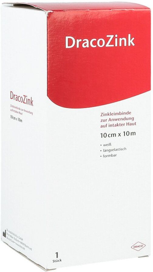 Zinkleimbinde Dracozink 10 cmx10 m 1stk