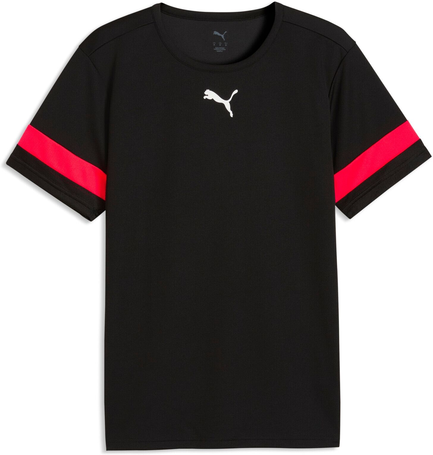 Fussballtrikot PUMA "INDIVIDUALRISE JERSEY", Herren, Gr. XL, puma schwarz, puma weiß, ultra rot, Netz, Obermaterial: 100% Polyester, unifarben, slim fit normal, Rundhals, Trikots Fussballtrikot, Trikot, für Training und Spiel, mit Rundhalsausschnitt puma 