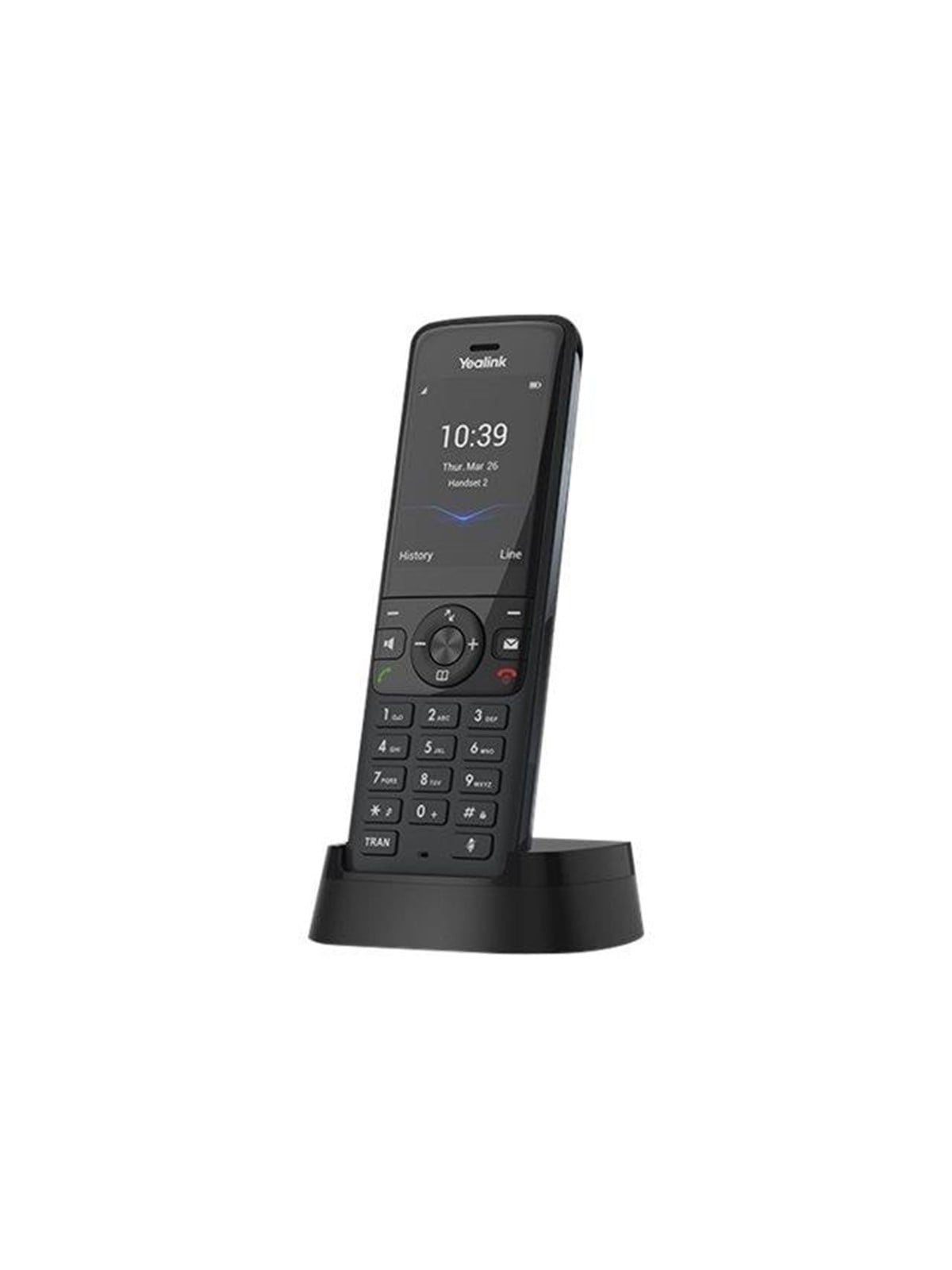 Yealink W78H - cordless extension handset - with Bluetooth interface with caller ID - 3-way call capability