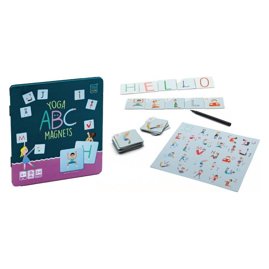 Yogi Fun Yoga ABC Magnete (Deutsch, Englisch, Französisch, Italienisch) (YF-021)