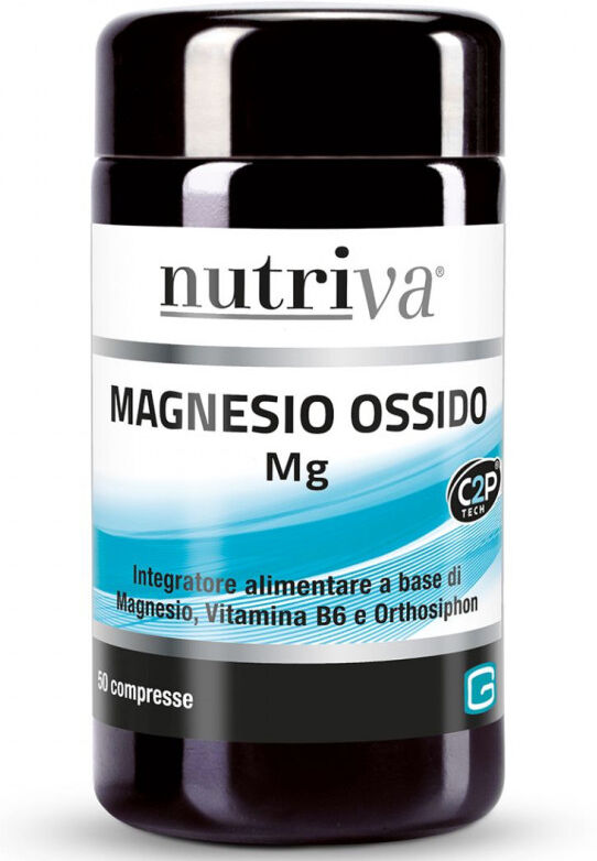 Cabassi(Nutriva) Nutriva Magnesio Ossido Integratore Drenante 50cpr