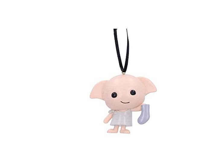 Nemesis Now Officieel gelicentieerd Harry Potter Dobby Hangend Ornament, Crème, 8cm