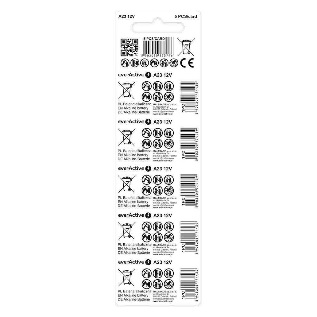 Everactive High Performance Alkaline (5 Stk., A23, 55 mAh) (23A5BL)