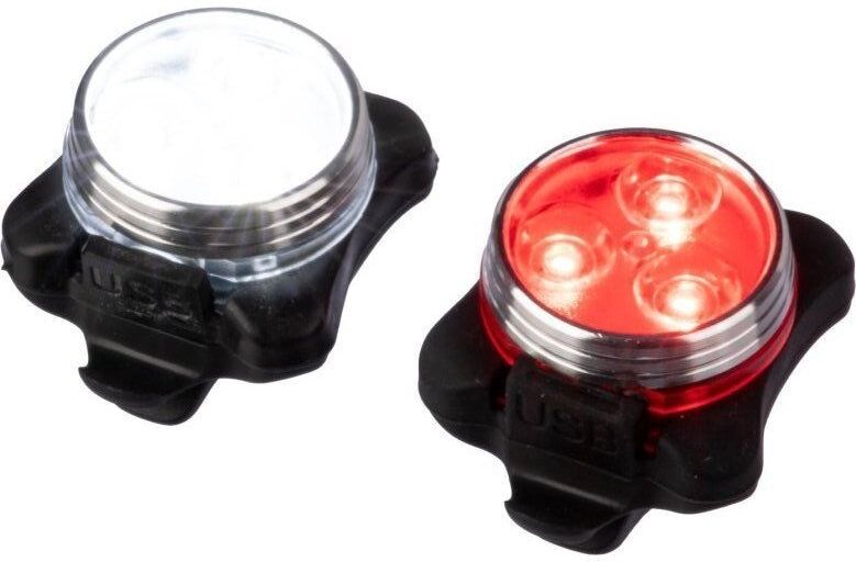 Set di luci per bici elisabeth   plastica e silicone   ricaricabile   4 modalità Personalizzate o neutre IMPRESSION