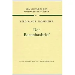 Der Barnabasbrief, Fachbücher von Ferdinand Rupert Prostmeier