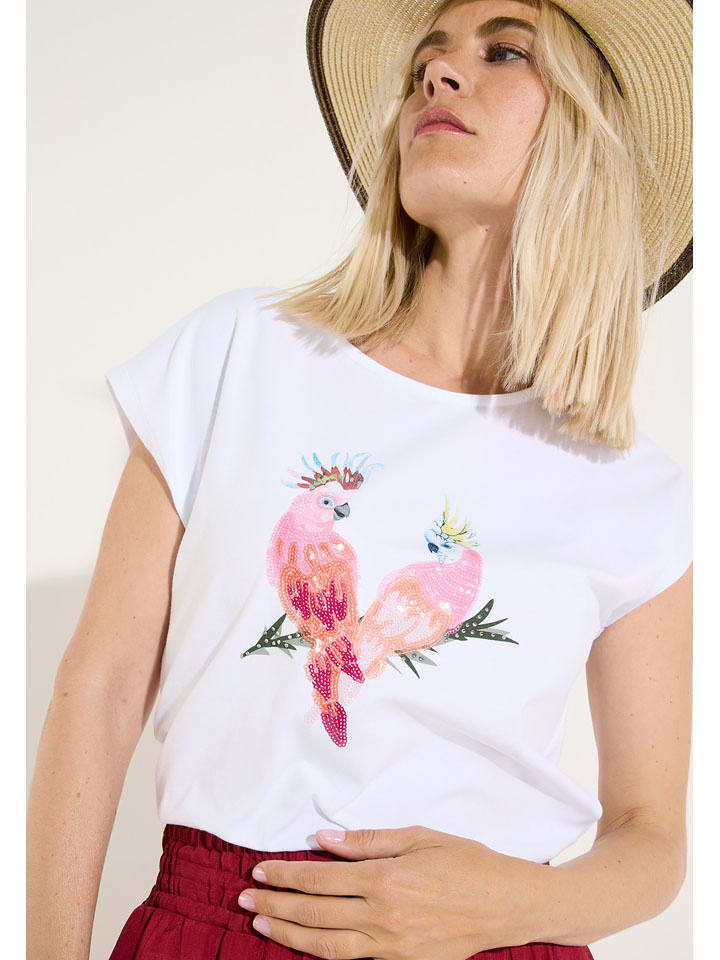 More & More Shirt in Weiß - 46