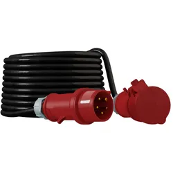 CEE Verlängerungskabel Kabel 15m 16A IP44 Starkstromkabel 5x2,5mm2 Doktorvolt® DV-2575-CEE-16