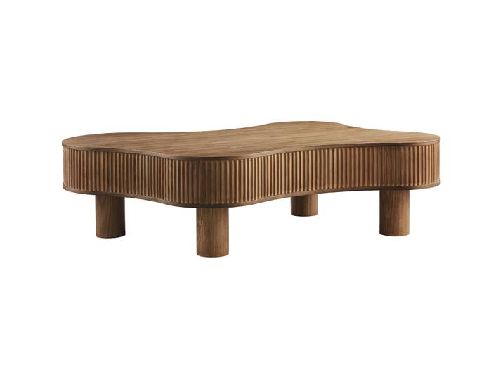 Salontisch Miova Walnuss MDF B 116 T 77 cm