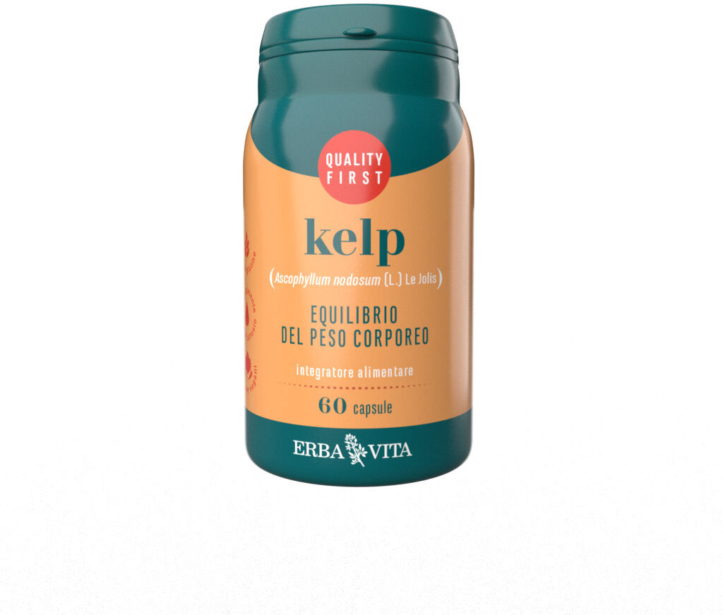 Kelp Erba Vita 60 capsule - Integratore Alimentare a Base di Alga Kelp