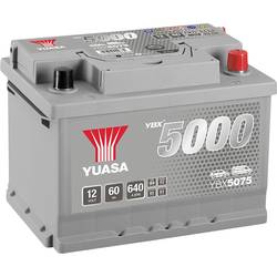 Yuasa Silver High Performance Autobatterie 12 V 60 Ah Poltyp: T1 YBX5075
