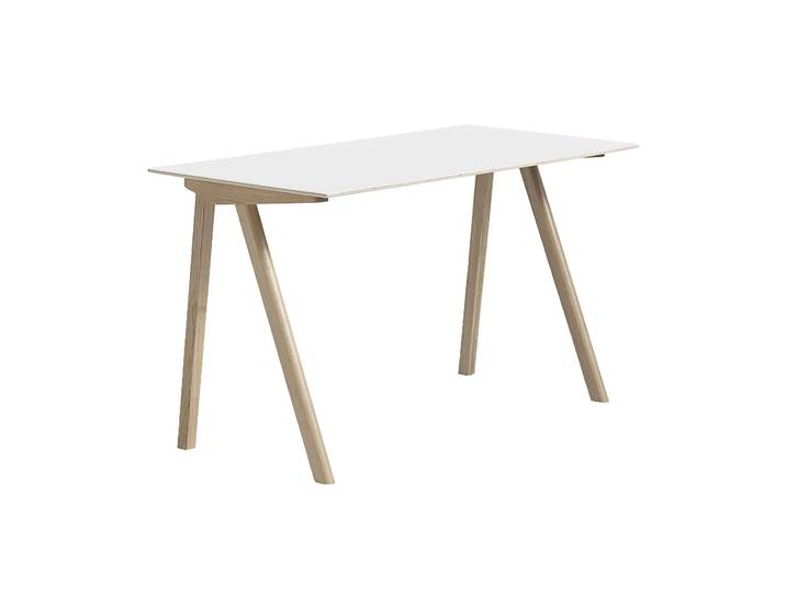 HAY CPH90 2.0 Schreibtisch 65x130 cm White laminate-lacquered oak