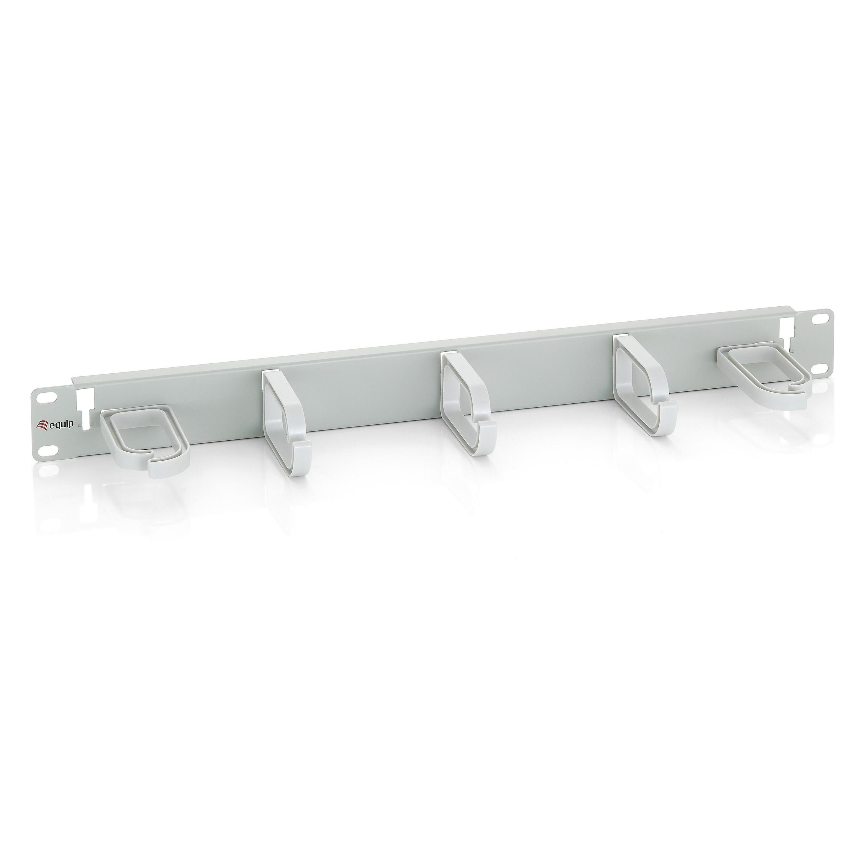 equip Kabelführungspanel 19" Rack, Grau (327312)