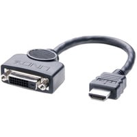 HDMI/DVI-D Adapterkabel schwarz, 20cm