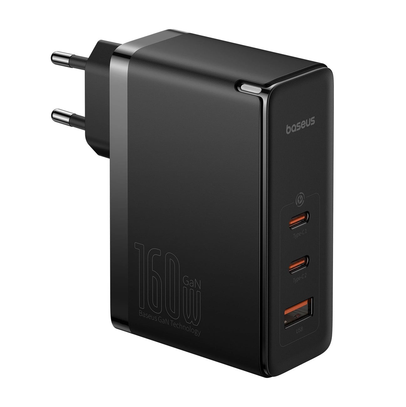 Baseus GaN5 Pro Snellader met 2x USB-C en 1x USB-A, 160 watt