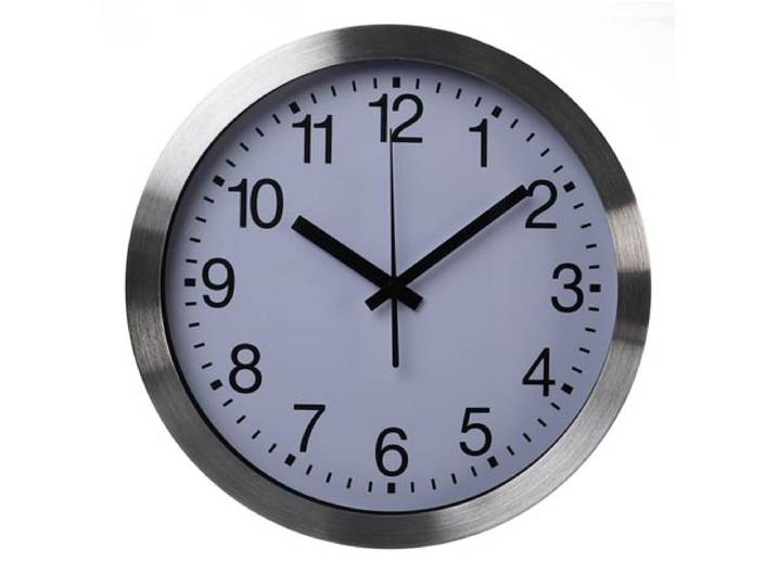 Horloge Murale En Aluminium - Ø 30 Cm