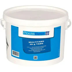 3 kg - PoolsBest® Mini - Multitabs 5 in 1, 20 g Tabletten
