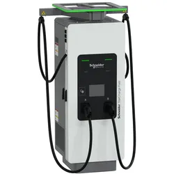 Schneider Electric EVD2S120TBB-G Schneider Starcharge Fast 120kW-2xCCS-Kabel 5m mit Kabelmanagement-4G-LAN-OCPP1.6-RFID/ISO15118-MessEV EVD2S120TBBG