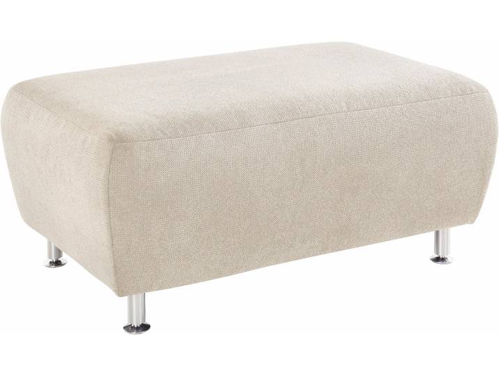 Hocker, Struktur (100% Polyester), Beige, 101×45×68 cm, Vielseitig, Modern, Places of Style
