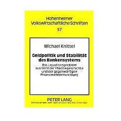 Geldpolitik und Stabilität des Bankensystems, Fachbücher von Michael Knittel