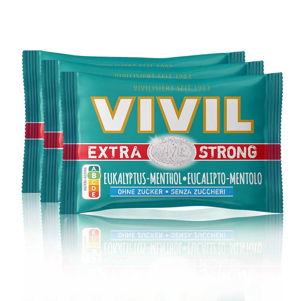 VIVIL® Extra Strong Eukalyptus-Menthol Bonbons 0219
