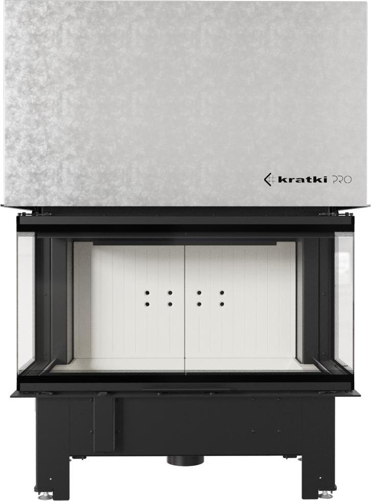Kamineinsatz KRATKI NBC 1000/400 15 kW Ø 200 mit Schiebetür