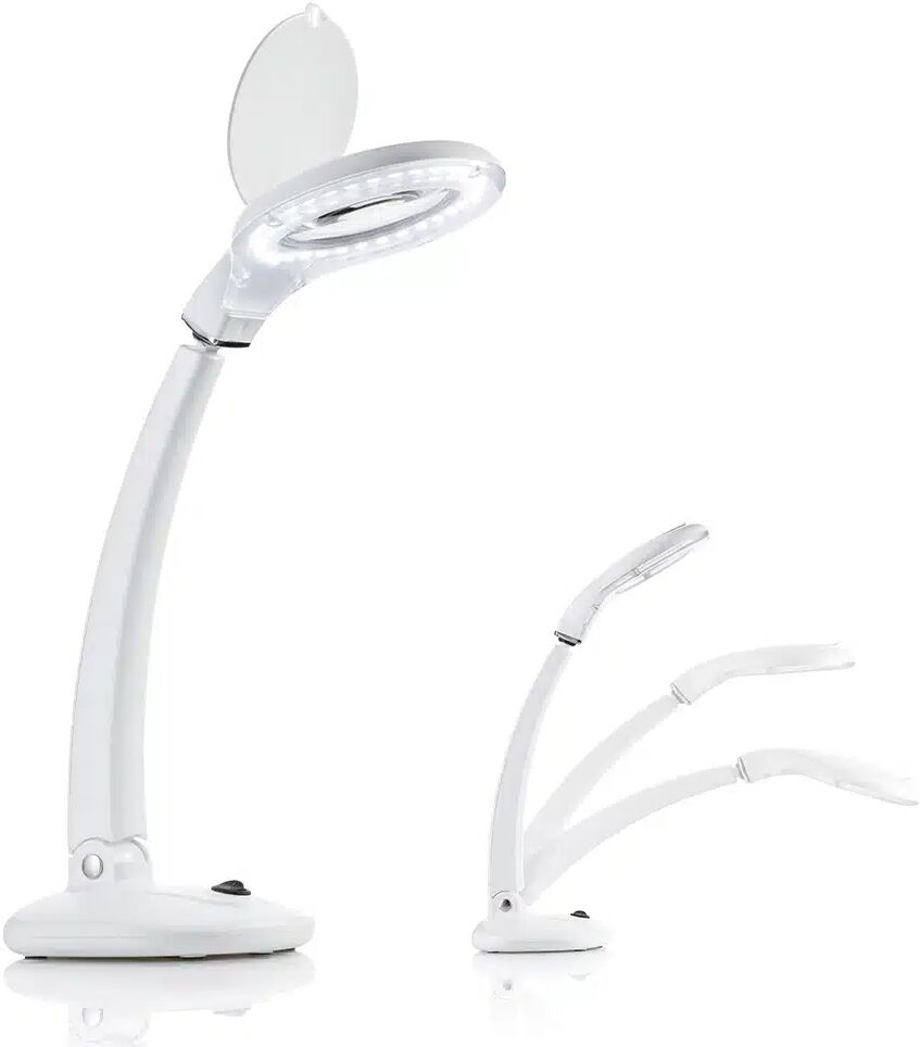 Xanitalia Lampada Lente da Tavolo Ingrandimento 5D LED per Estetista 5D TABLE LED XaniPro