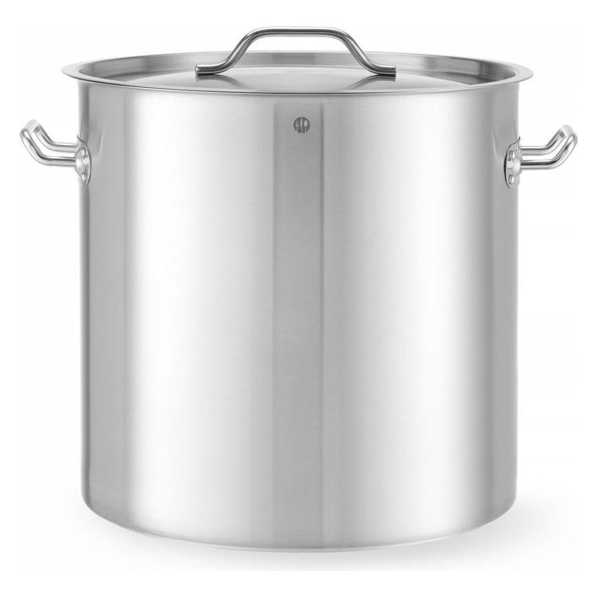Hendi Bratentopf mit Deckel 50 l 400x400 mm Budget Line (Bräter + Schmortopf, Kochtopf, Edelstahl, 40 x 47 cm) (834701)
