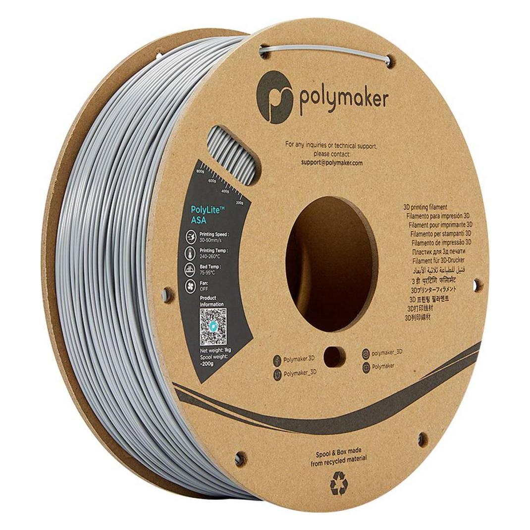 Polymaker PF01012 PolyLite Filament ASA UV-beständig, witterungsbeständig, hitze (ASA, 1000 g, 2.85 mm) (PF01012)