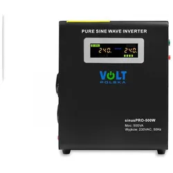 Volt Polska NOTFALL-SINUS PRO 500 W 12/230V (500 VA, 300 W, Standby USV), USV