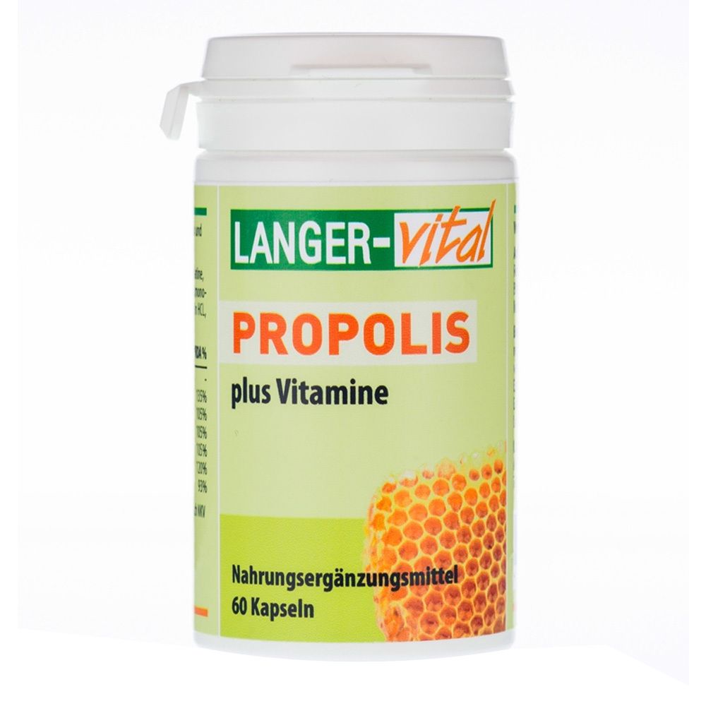 Propolis 255 mg pro Tag plus Vitamine Kapseln 60 St