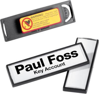 Clip Card Namensschild, 25 Stück
