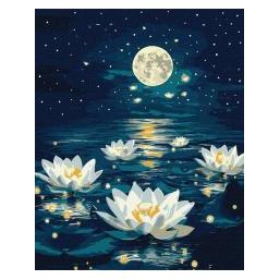Ideyka Malen nach Zahlen - Lotus im Schein 40x50cm (66128980)
