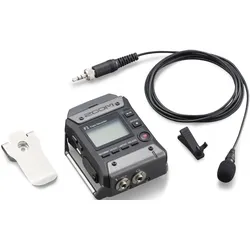 ZOOM F1-LP Field Recorder mit Lavalier Mikrofon