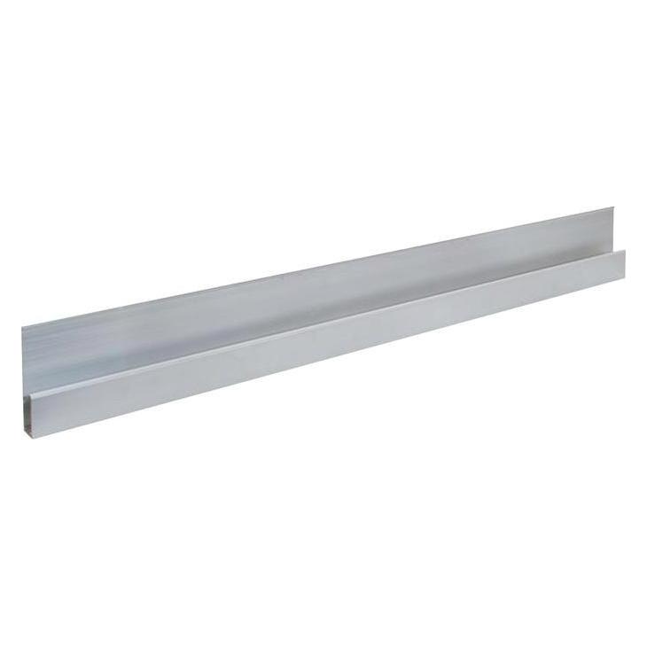 HP Autozubehör Alu h-Kartätsche Länge 1800 mm m. Verstärkungswulst Aluminium 1,6 mm (12 cm) (222/180)