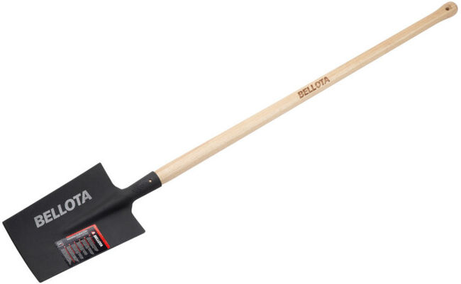 bellota Pelle à fosse, acier spécial, manche boule, manche en hêtre (557326ML)