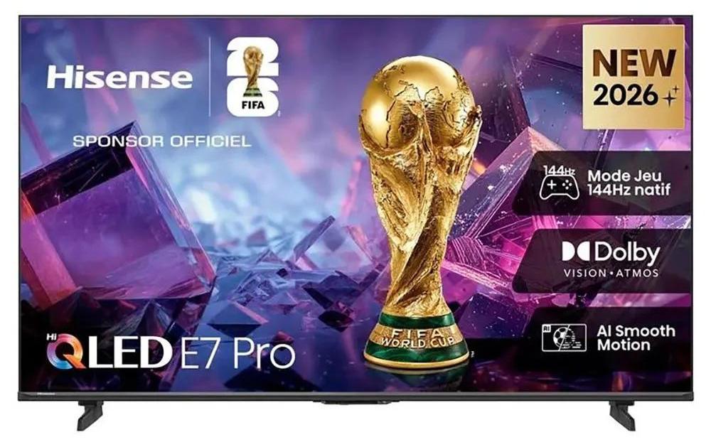Hisense 50E79S, 127 cm (50"), 3840 x 2160 Pixel, QLED, Smart-TV, WLAN, Schwarz