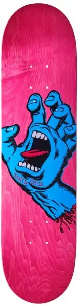 Skateboard Deck Santa Cruz Screaming Hand (7.8" - Pink)