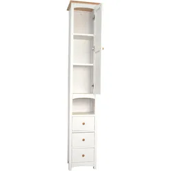 Möbel Direkt Online, Badezimmerschrank, Tore (34 x 30 x 185 cm)