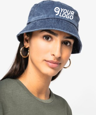 Cappello da pescatore unisex slavato vintage look ecosostenibile Personalizzate o neutre Native Spirit