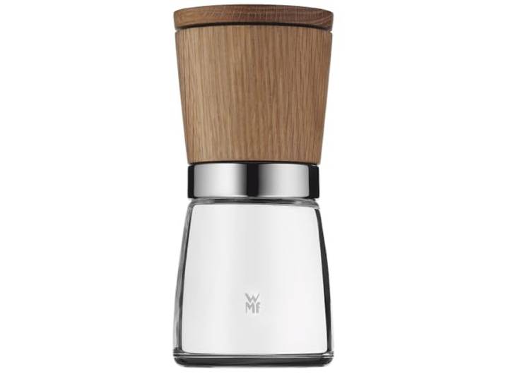 WMF Ceramill Nature Zout- en pepermolen, ongevuld, voor zout, peper, chili, zoutmolen, pepermolen, hout, keramisch maalwerk
