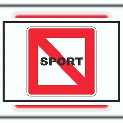 HB-Druck Fahrverbot für Sportboote Symbol Sportfahrzeuge verboten A3 (297x420mm)
