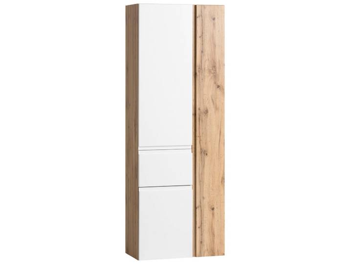 Hochschrank Varese Weiß/Eiche